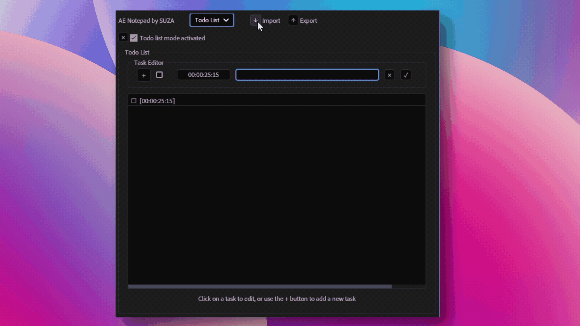 1 click import