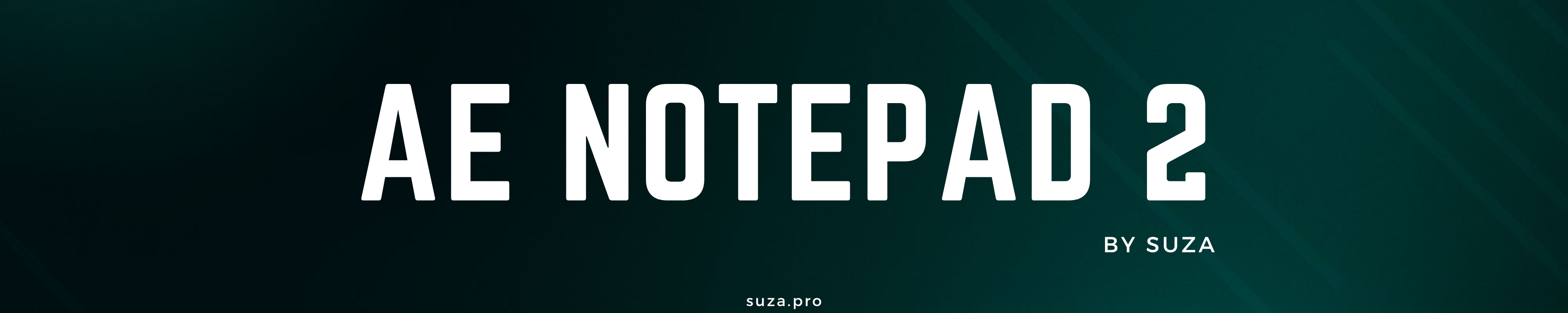 AE Notepad 2 Banner